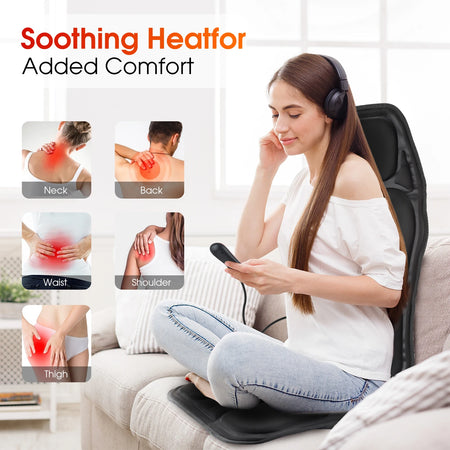 LT-536 Carseat Massage Cushion &ndash; Soothing Heat Therapy