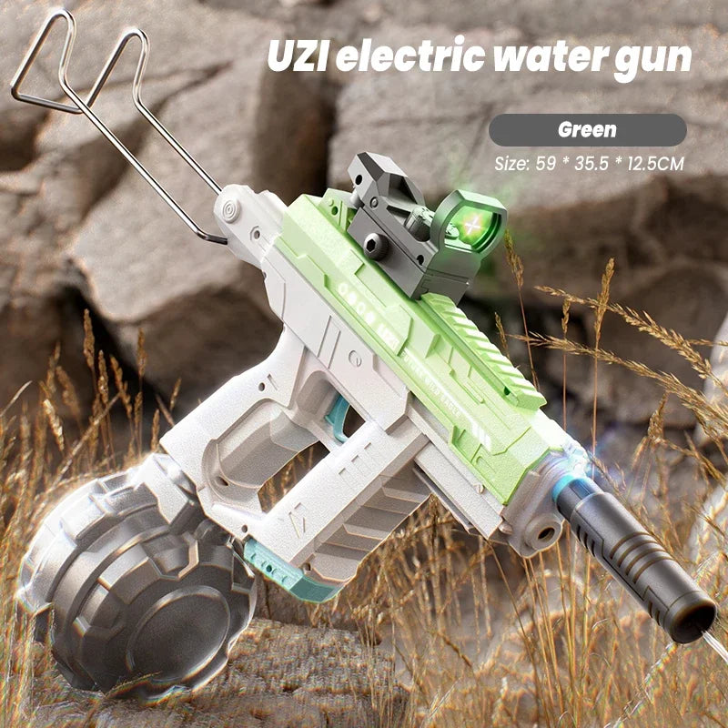 Electric Toy Water Gun &ndash; Dual Mode Light Water Absorption green plus