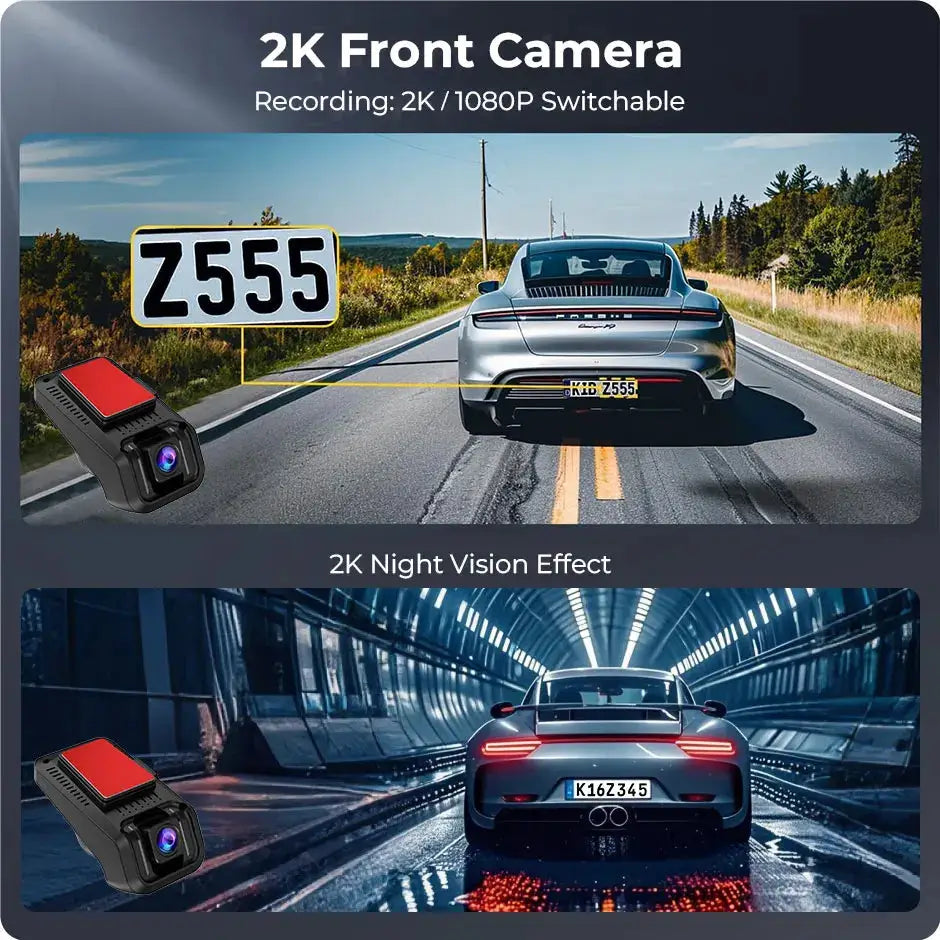 2K Full HD WiFi Dash Cam With Night Vision And Car DVR by InterCyprus Trading Ltd