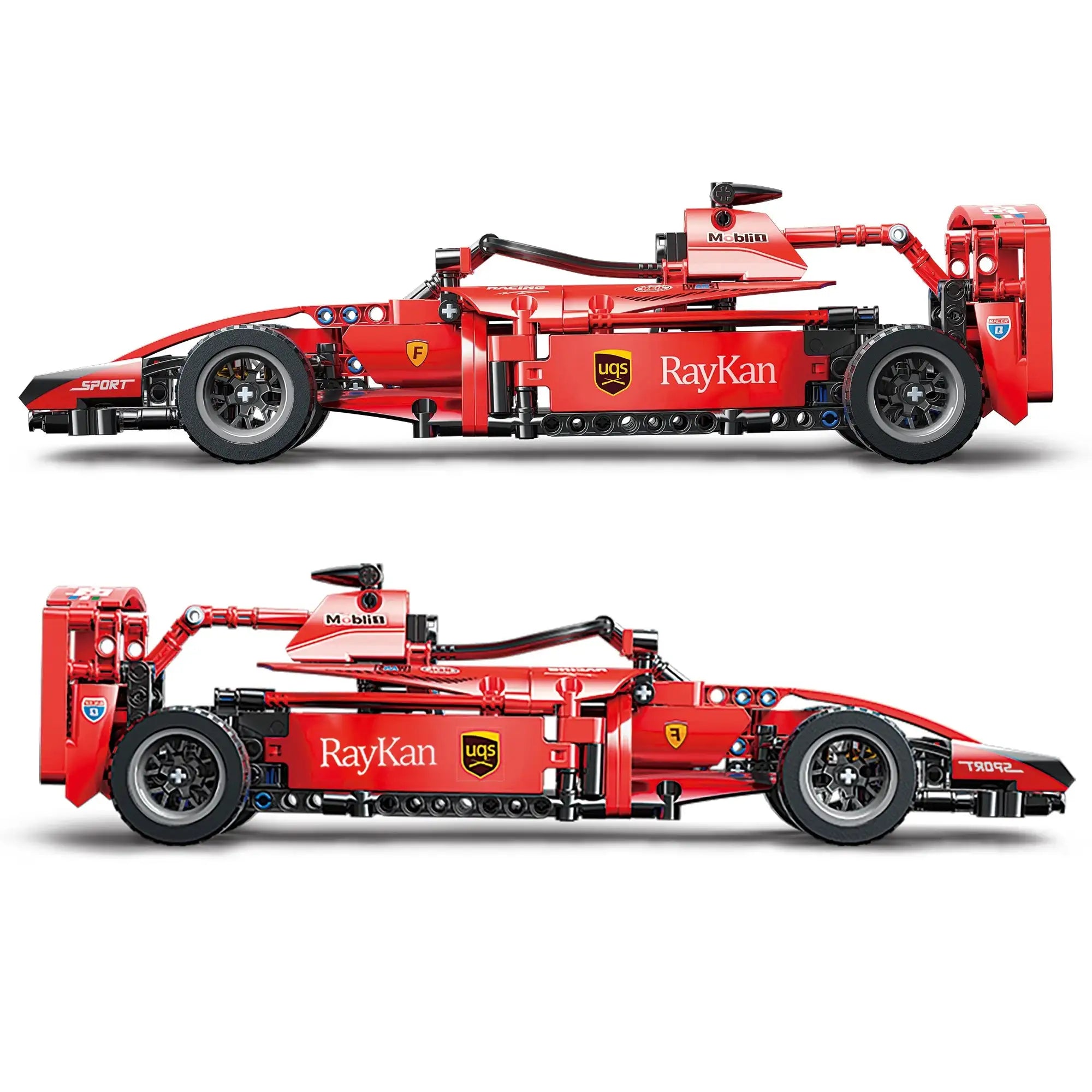 Toylinx Red F1 Rc Race Car Building Set 455 Pieces Kit