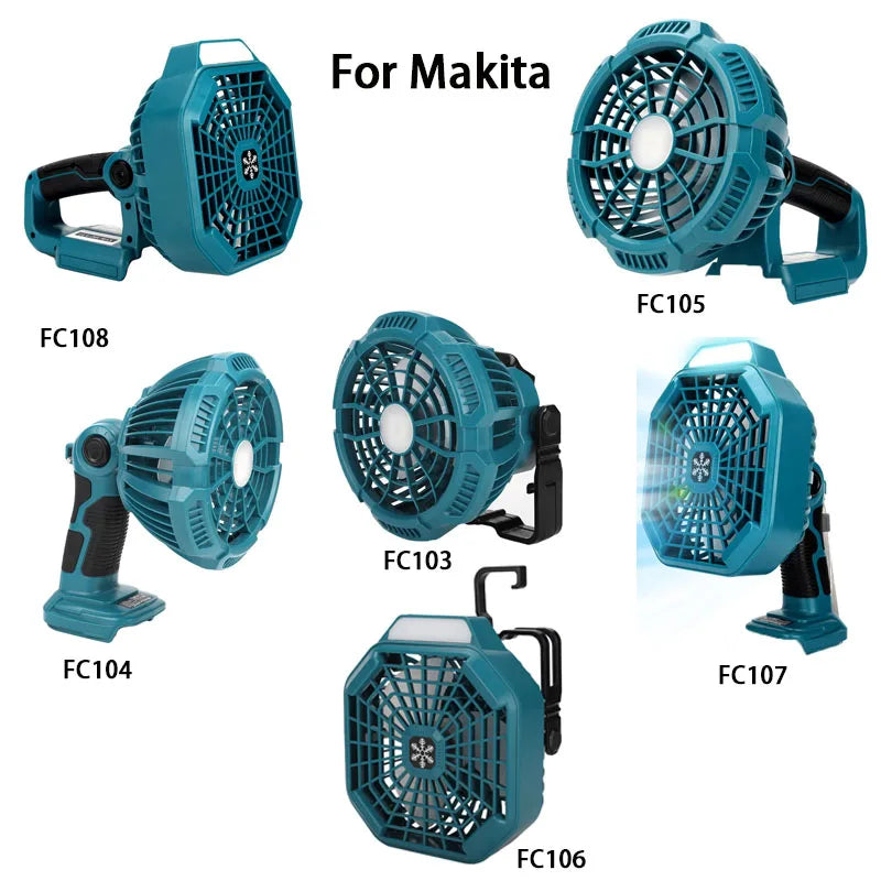 Multifunctional Lighting Fan Makita BL1830 &ndash; 14.4-18V 3W