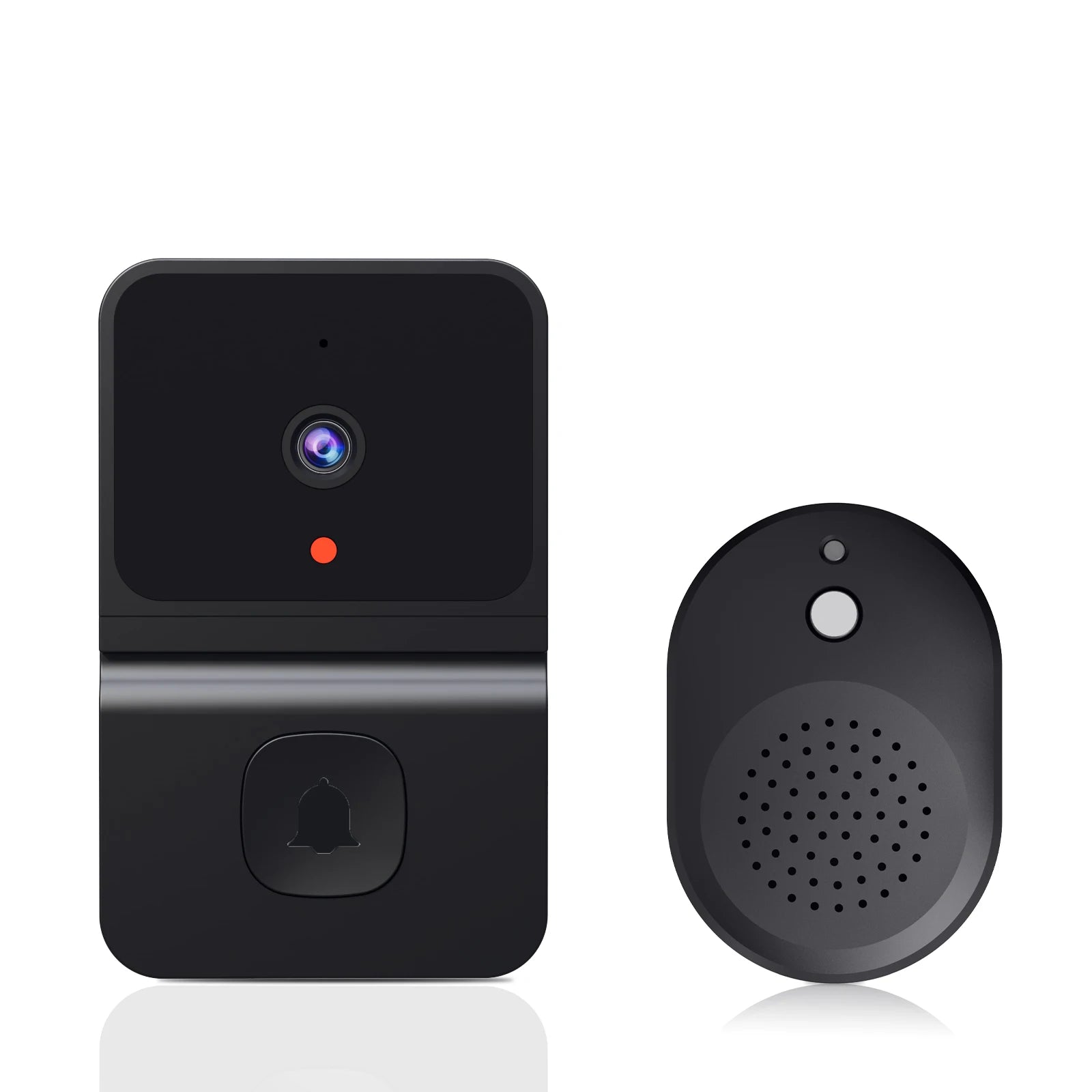 Wireless Doorbell Camera Outdoor &ndash; Night Vision Intercom black / CHINA