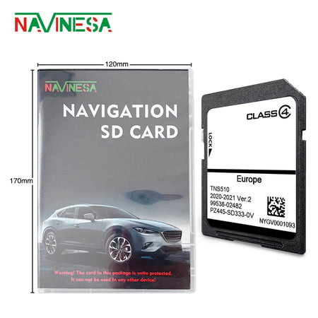 TNS510 Navigation SD Card 2021 Version2 &ndash; Europe Maps