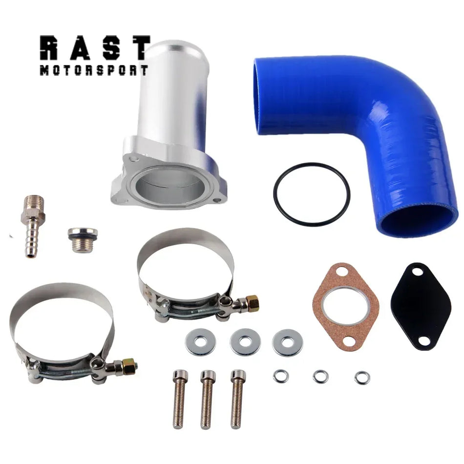 Adapter-Kit Aluminium für VW Golf PD130/PD150 mit Silikonbogen