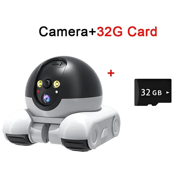 1080P HD WIFI Robot Camera Dual Lens PTZ &ndash; Auto Tracking With 32G Card / AU Plug