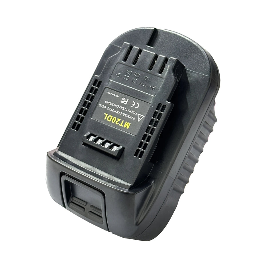 Adaptador de Bateria MT20DL para Ferramentas Makita 18V a DeWalt 18V