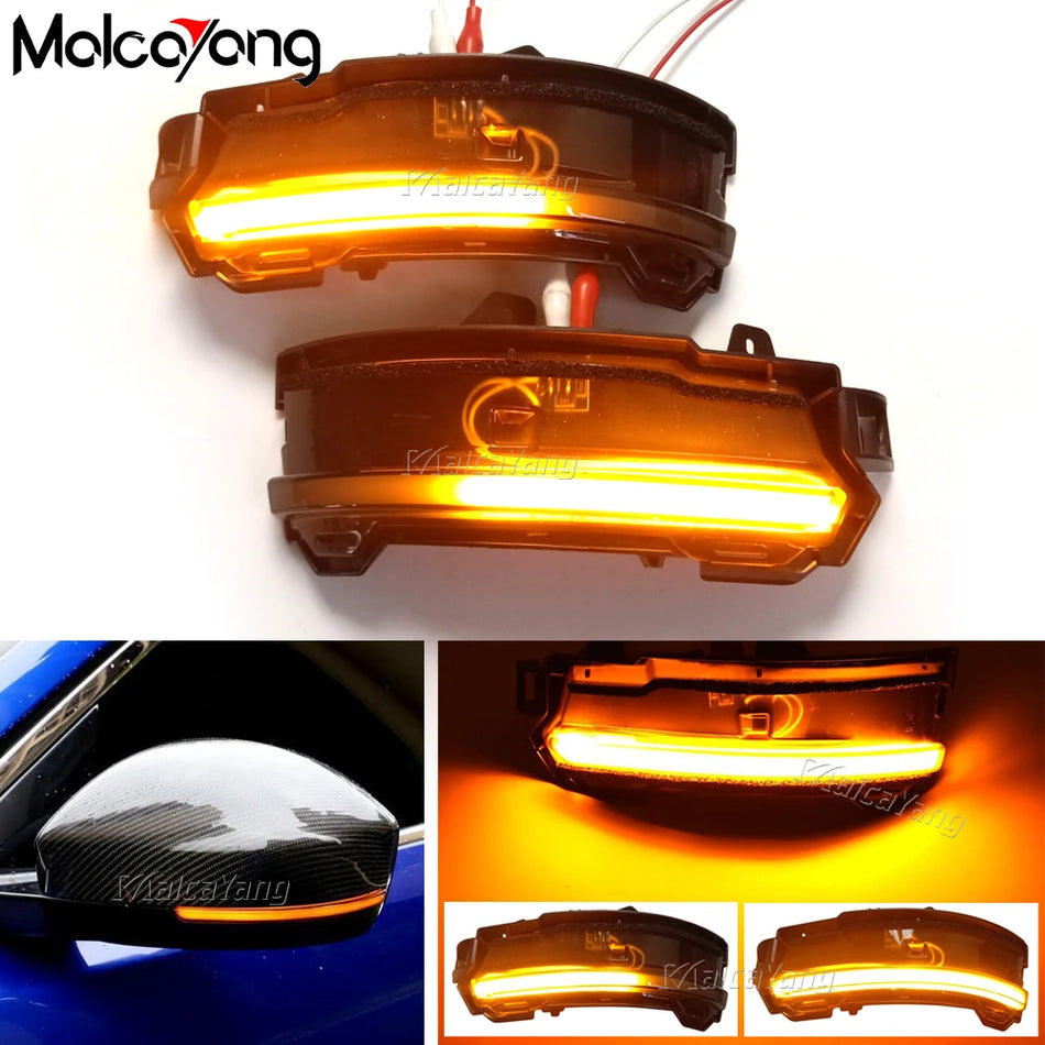 Luces de Señal de Giro LED Dinámicas para Espejos Laterales de Range Rover Evoque Velar