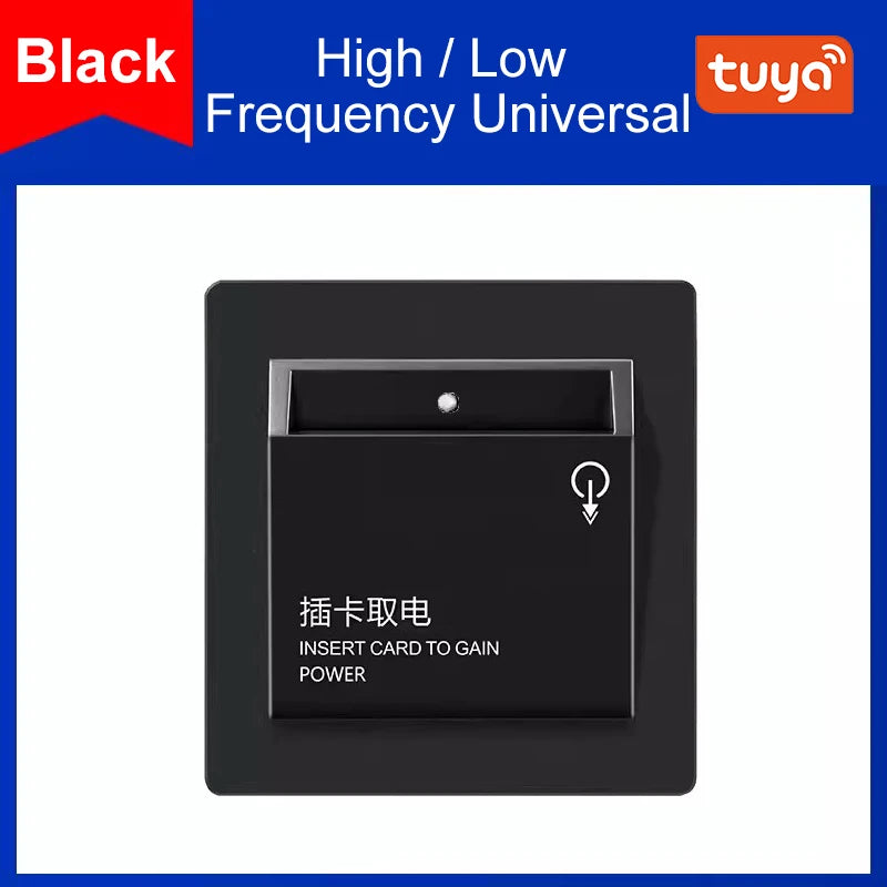 WKD-CS01 &ndash; Energy Saving 40A Zigbee Card Switch for Hotels Tuya Zgibee Black