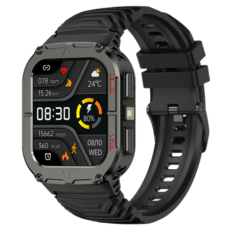 Fashion Smart Watch 1.85In &ndash; Sleep Health Tracker BT Call balck / Fashion Sport Watch