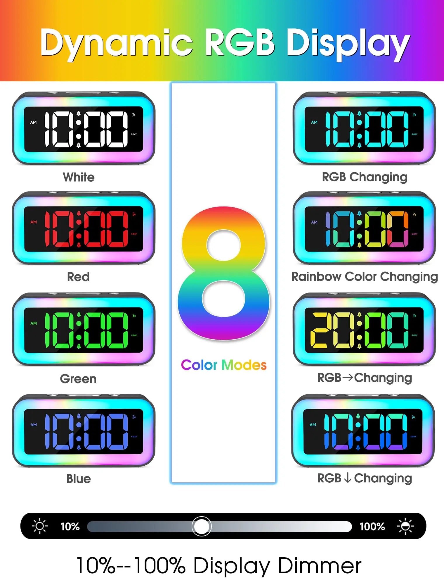 Smart LED Voice-Controlled Alarm Clock