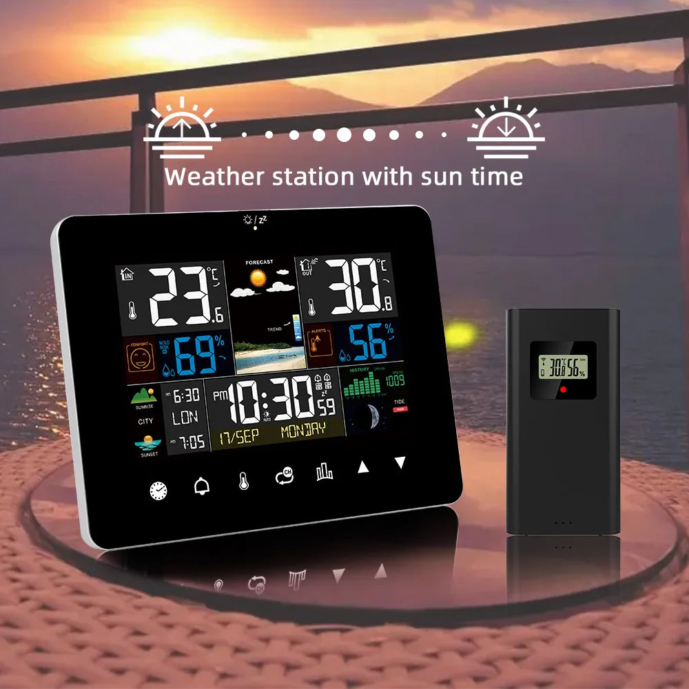 Multifunctional Weather Station &ndash; Touch Screen &amp; Wireless Sensor