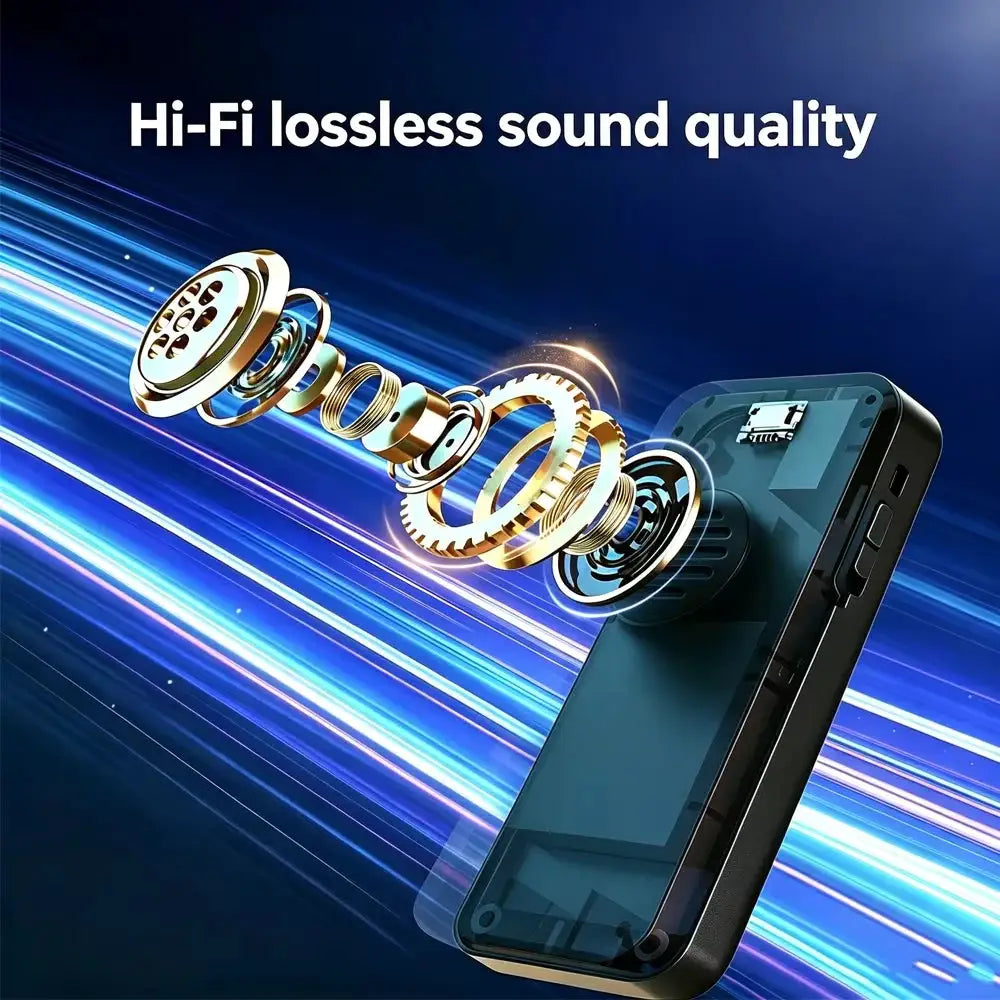 KEBIDUMEI Mini MP3 Player Bluetooth 5.3 Student Walkman Swimming Running Riding Built-in Speaker Support FM Radio E-Book by InterCyprus Trading Ltd