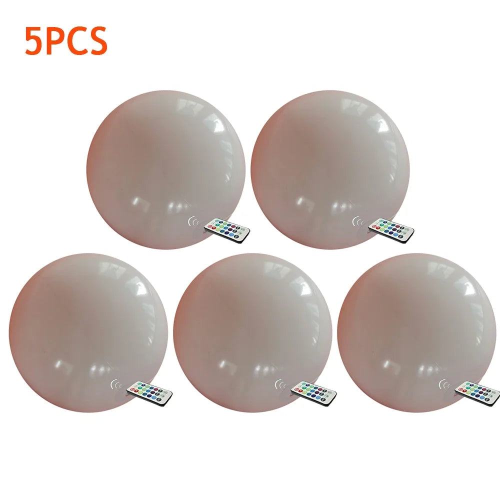 Floating Pool Lights 1-10Pcs 16 Colors &ndash; Colorful LED Glow 5PCS