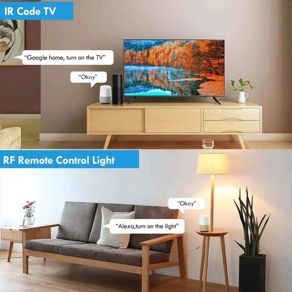 Melery Tuya Smart WiFi IR Remote Control with Google Alexa Voice