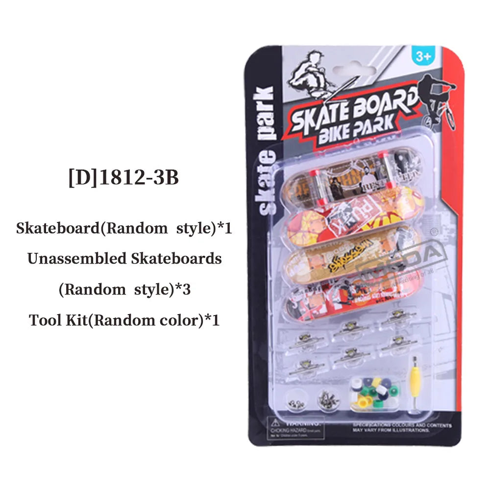 DIY Finger Skatepark 6-in-1 Set &ndash; Ultimate Stunt Practice 1812-3B