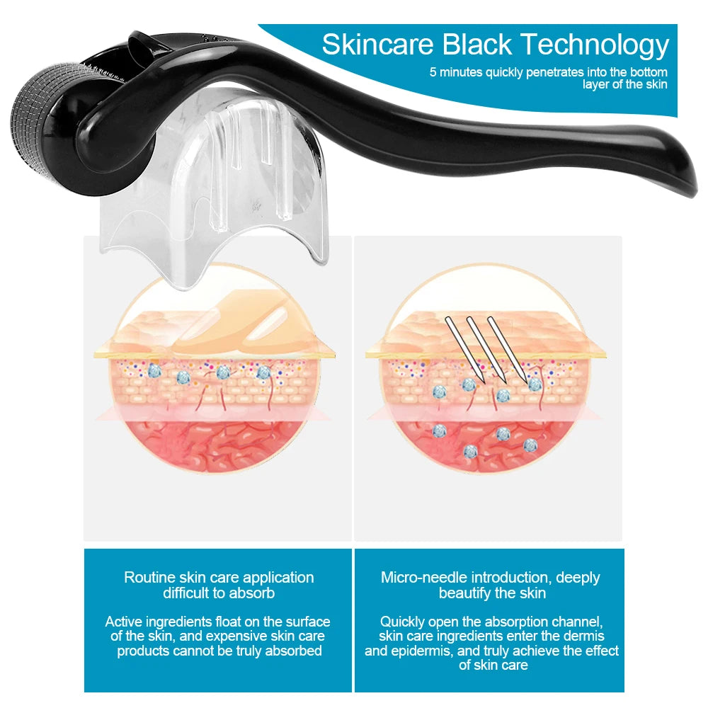 540 Microneedles Derma Roller for Hair &amp; Skin Care - Dr.imp