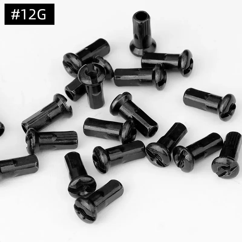 Brass Spoke Nipples Set &ndash; Durable Copper Construction for MTB and Road Bikes