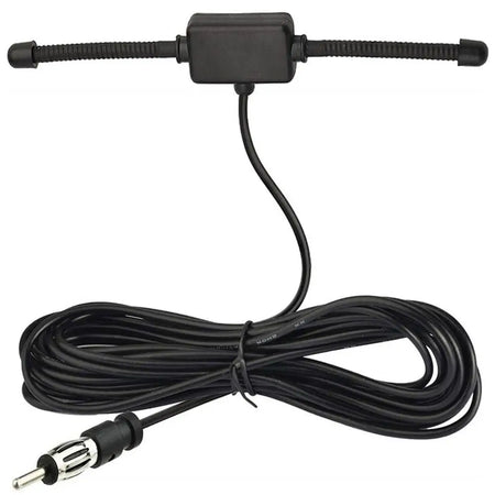 Car Stereo AM FM Dipole Antenna &ndash; Enhanced Signal Reception Black / CN