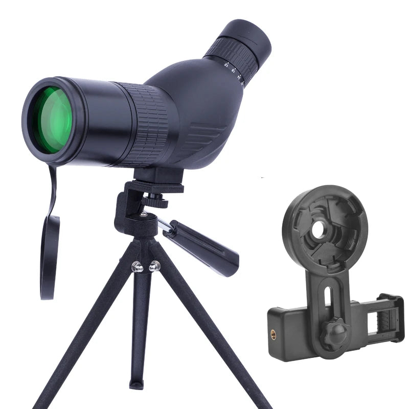 12-36X50 HD Zoom Monocular &ndash; Waterproof Anti-Fog Bak4 Prism With tripod clip
