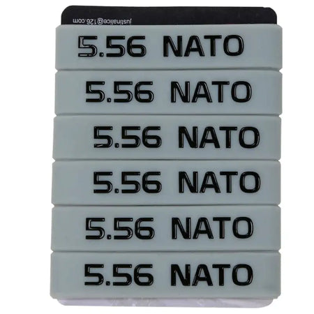6 Pack Magazine Marking Bands &ndash; Multicolor For 7.62x39 5.56 Black2 6Pcs
