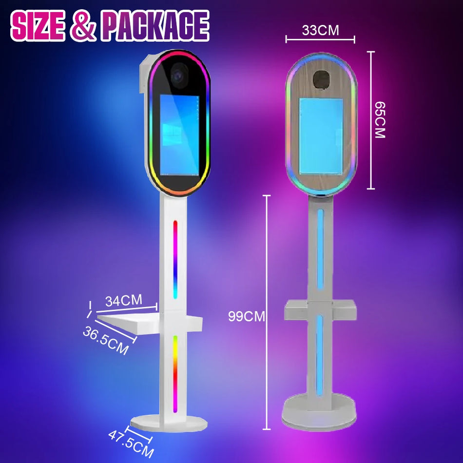 15.6 tuuman valokuvausautomaatin selfie-kosketusnäyttö RGB-valaistuksella