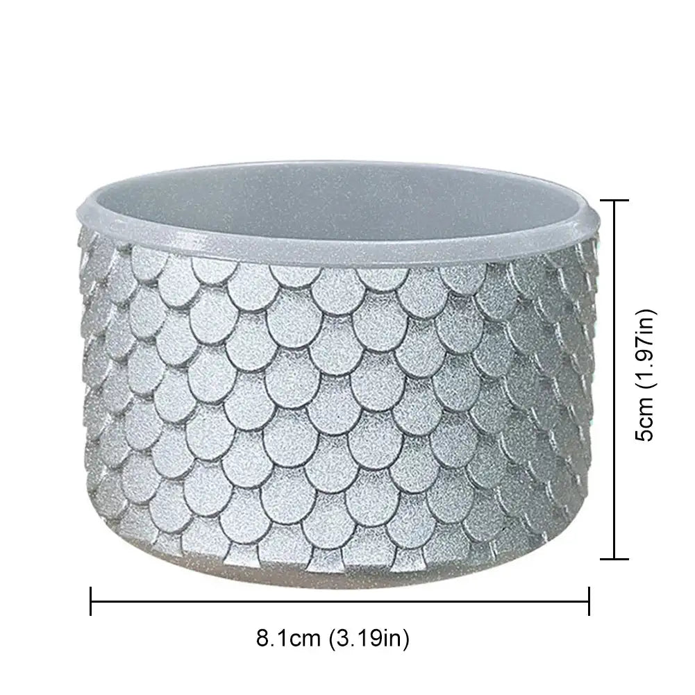 Silicone Boot Sleeve For 20oz 30oz 40oz Water Bottles Silver