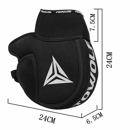 Motorcycle Scooter Bicycle Windproof Rainproof Winter Keep Warm Hot Protect Handlebar Handle Large Guard Cover Gloves by InterCyprus Trading Ltd