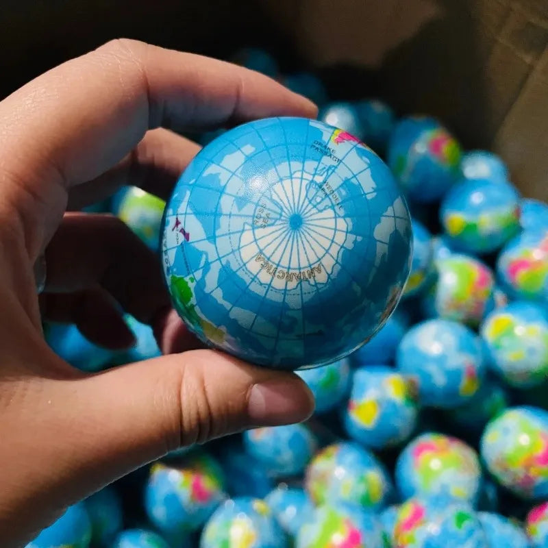 Squeeze Globe Toy &ndash; Stress Relief And Hand Exercise Toy