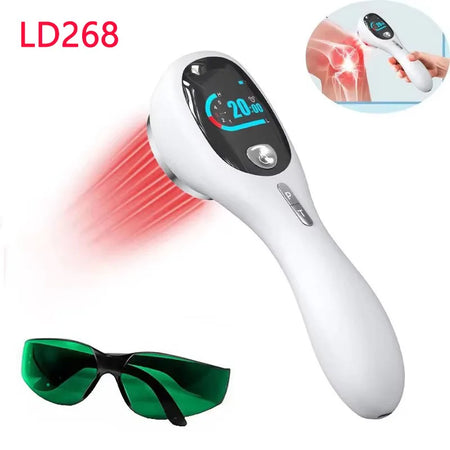 650nm 808nm Low Level Laser Therapy Device &ndash; Effective Pain Relief for Body and Pets LD268 EU PLUG
