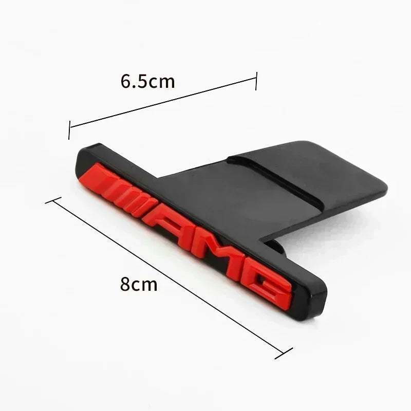 Premium Car Hood Grill Emblem Badge for Mercedes Benz AMG Models - Fits GLA, GLC, GLE, GLS, GT, A, C, E, G Class &amp; More