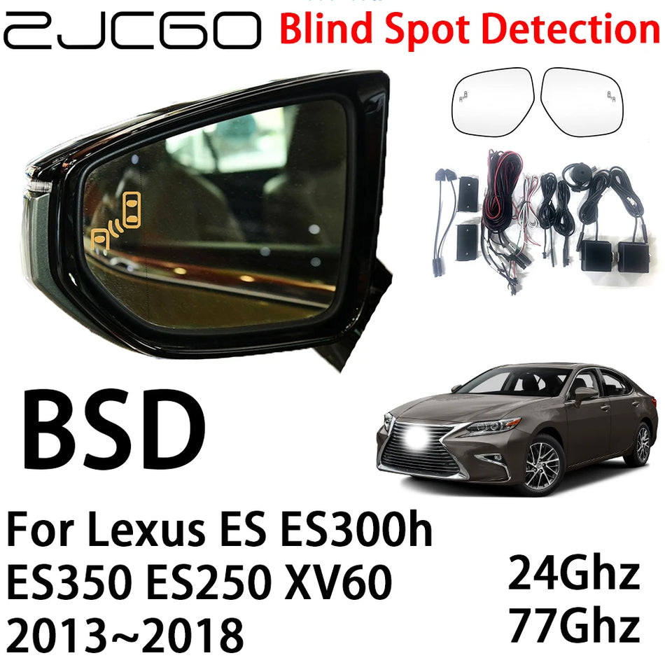 Blind Spot Radar Warning System For Lexus ES 2013 To 2018 Safety Driving Alert And Rear Monitoring
