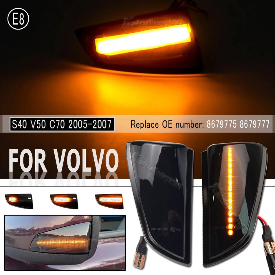 Φωτιστικό Σηματοδότησης Δυναμικό LED για Volvo S40, V50, C70