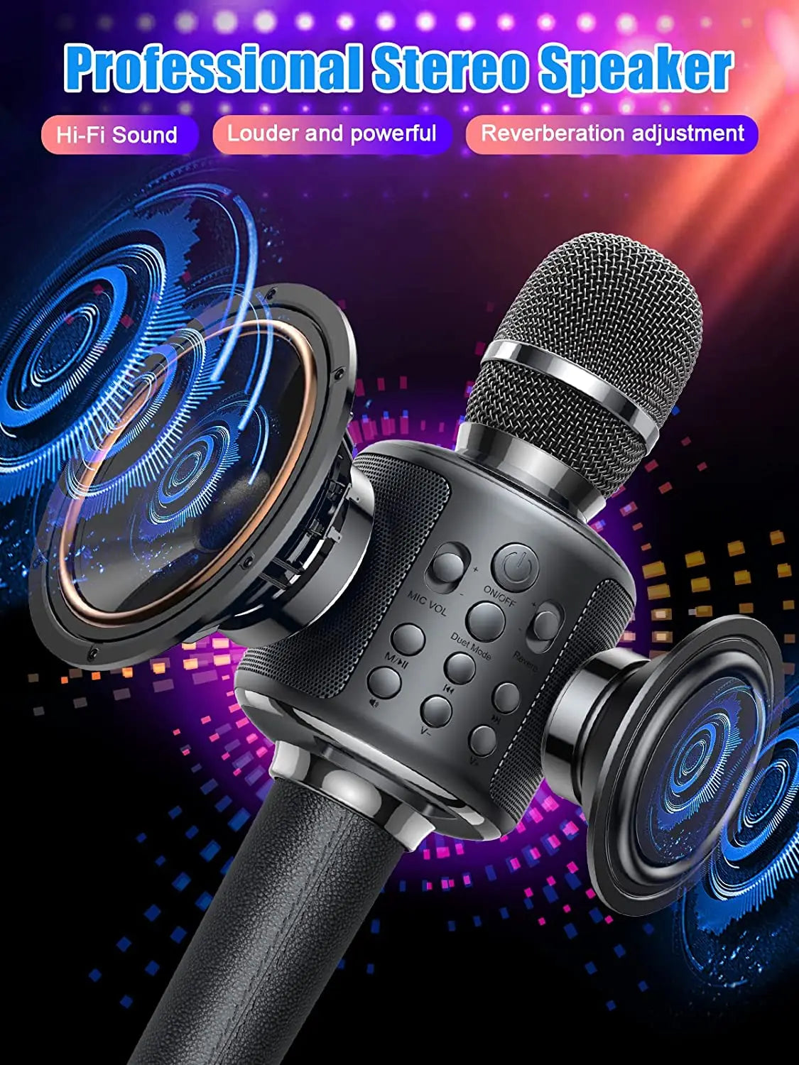 GOODaaa Karaoke Microphone &ndash; Bluetooth Duet Recording