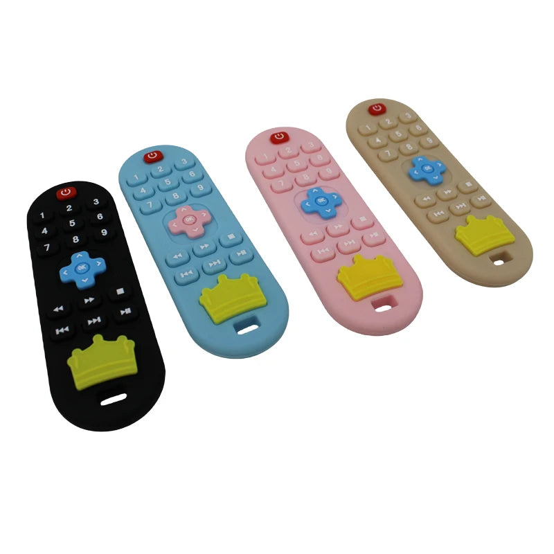 Silicone Remote Control Teether &ndash; Soothing Cognitive Teething Toy