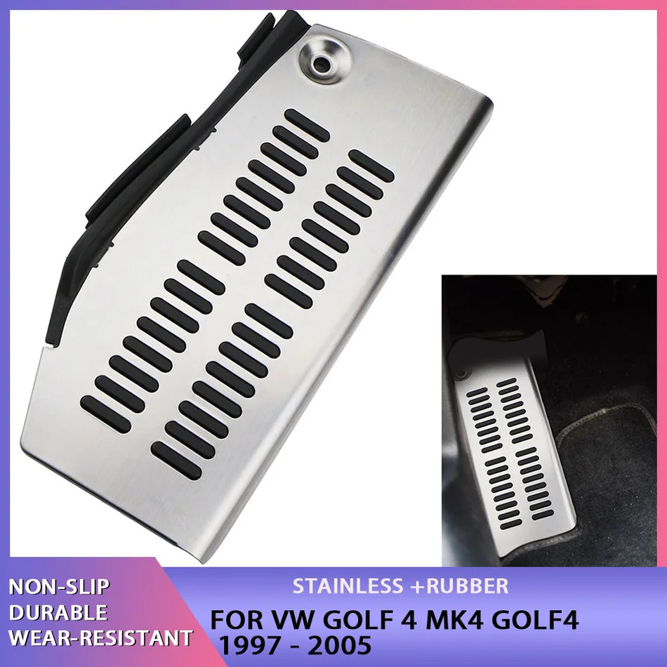 Крышки педалей из нержавеющей стали для VW Golf 4, совместимые с VW, Audi, Seat, Skoda