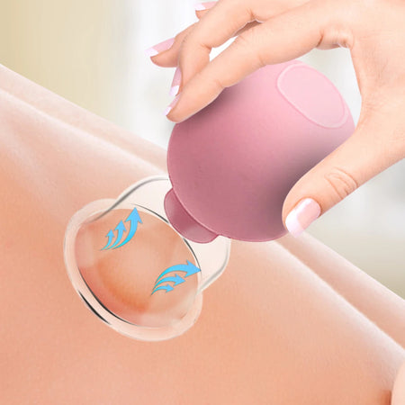 Vacuum Cupping Glass Jar &ndash; Gentle Facial Suction Massage