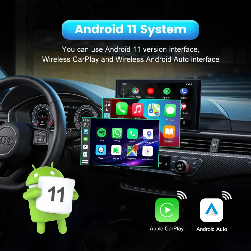 Carlinkit Wireless CarPlay Android Auto YouTube Box 4G 128G