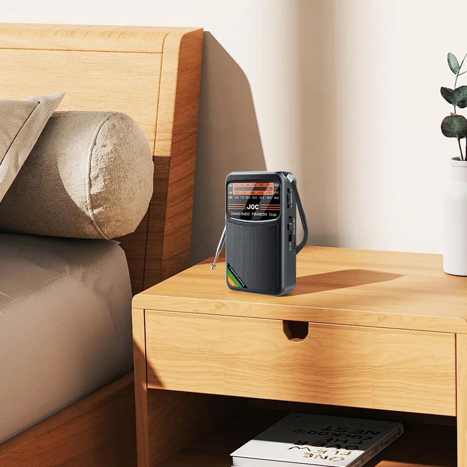 Draagbare AM FM SW Radio Met Ingebouwde Luidspreker En HD Scherm