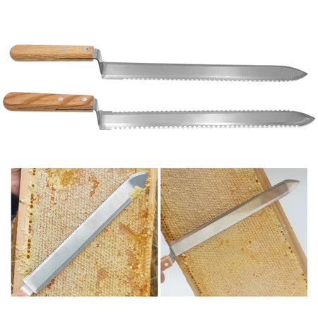 Honey Cutting Knife Wooden Handle &ndash; Stainless Steel Blade
