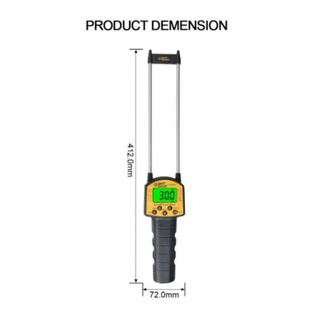 AR991 Digital Moisture Meter &ndash; LCD Backlight Display AR991