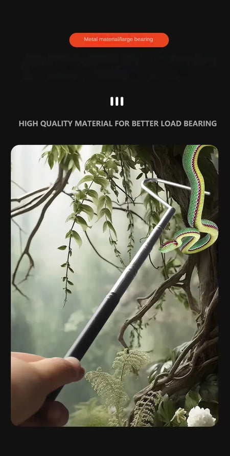 Retractable Snake Hooks Stainless Steel &ndash; Anti-Bite Capture