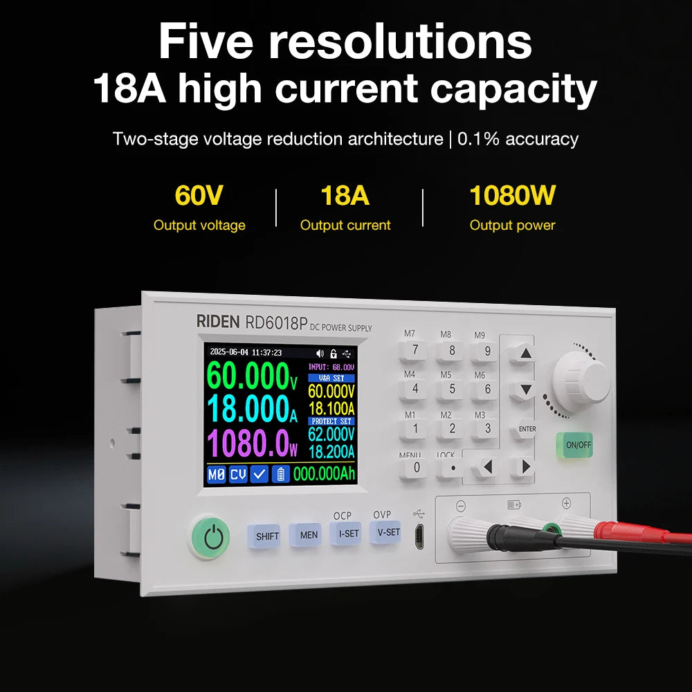 RD6018P D6018PW &ndash; Bench Power Supply USB WiFi Controller
