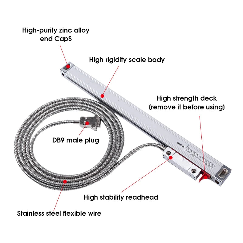 DRO-2V 3V 2 Axis Digital Readout - Ultra-Precise 0.1um