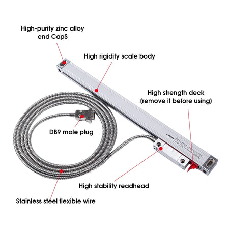 DRO-2V 3V 2 Axis Digital Readout - Ultra-Precise 0.1um