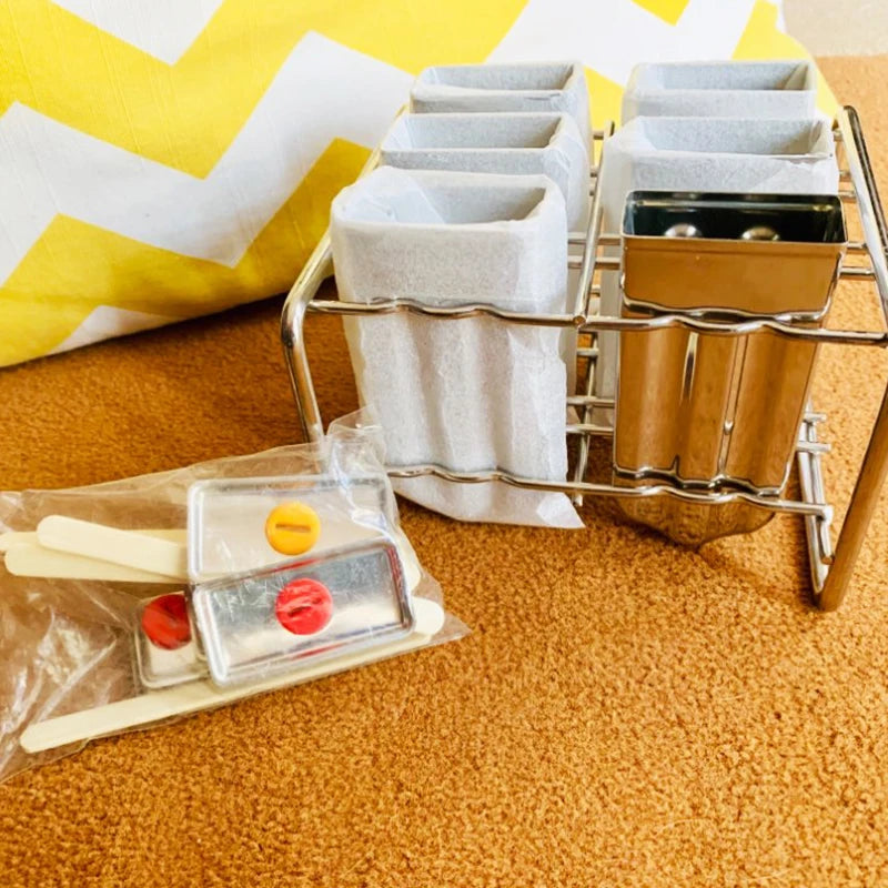Eco-Friendly Stainless Steel Popsicle Mold for Healthy Treats