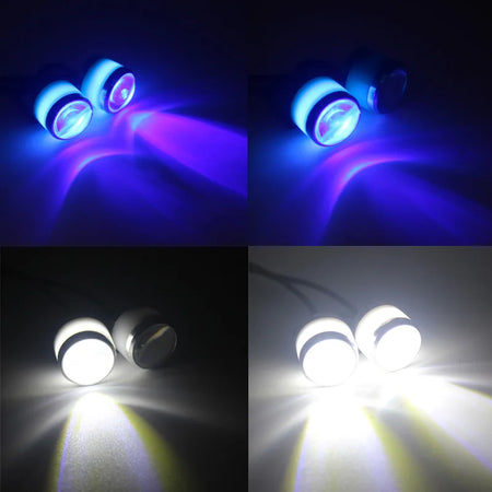 KEVANLY 2X Strobe Motorcycle Eagle Eye Light &ndash; High Visibility LED Warning Signal