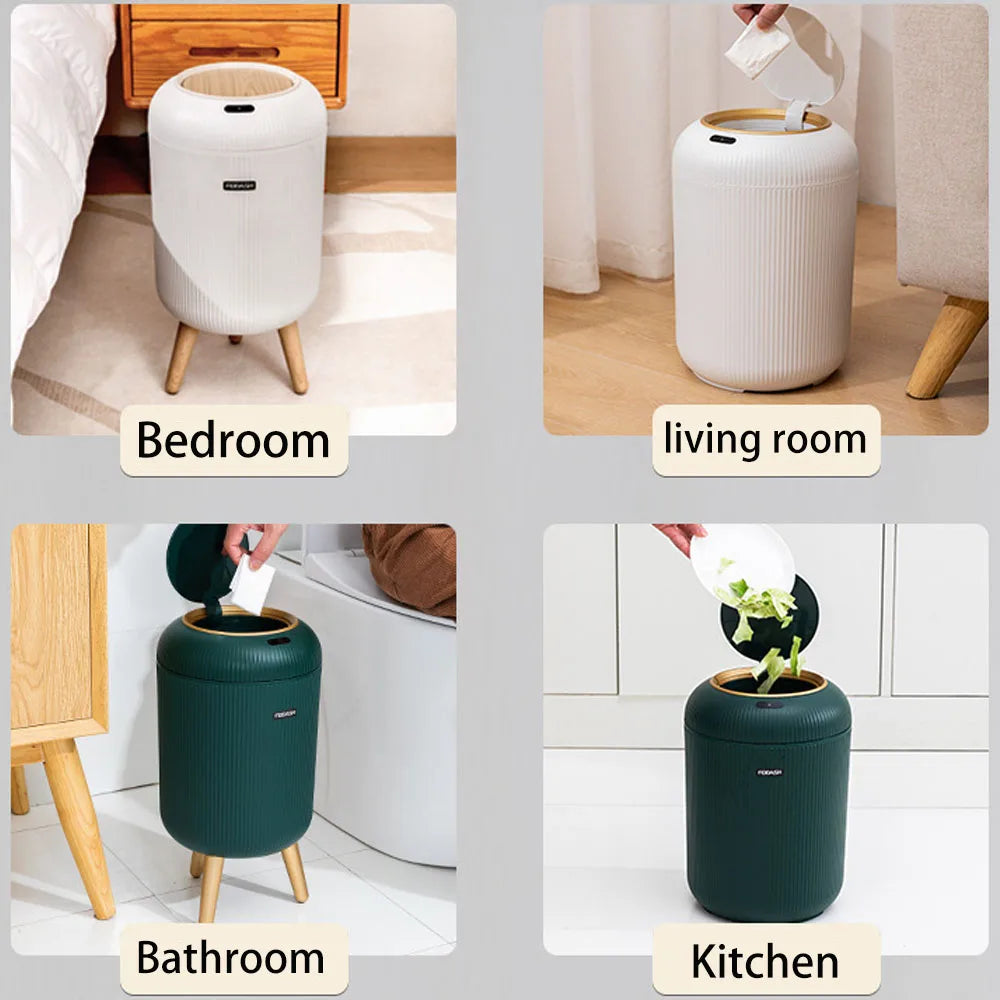 Bathroom Touchless Trash 10L &ndash; Motion Sensor Automatic