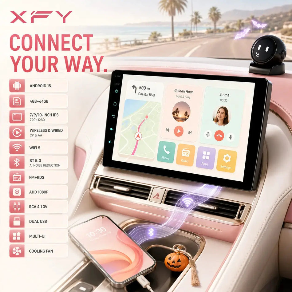 2Din Android Car Stereo With GPS And CarPlay For Toyota VW by InterCyprus Trading Ltd