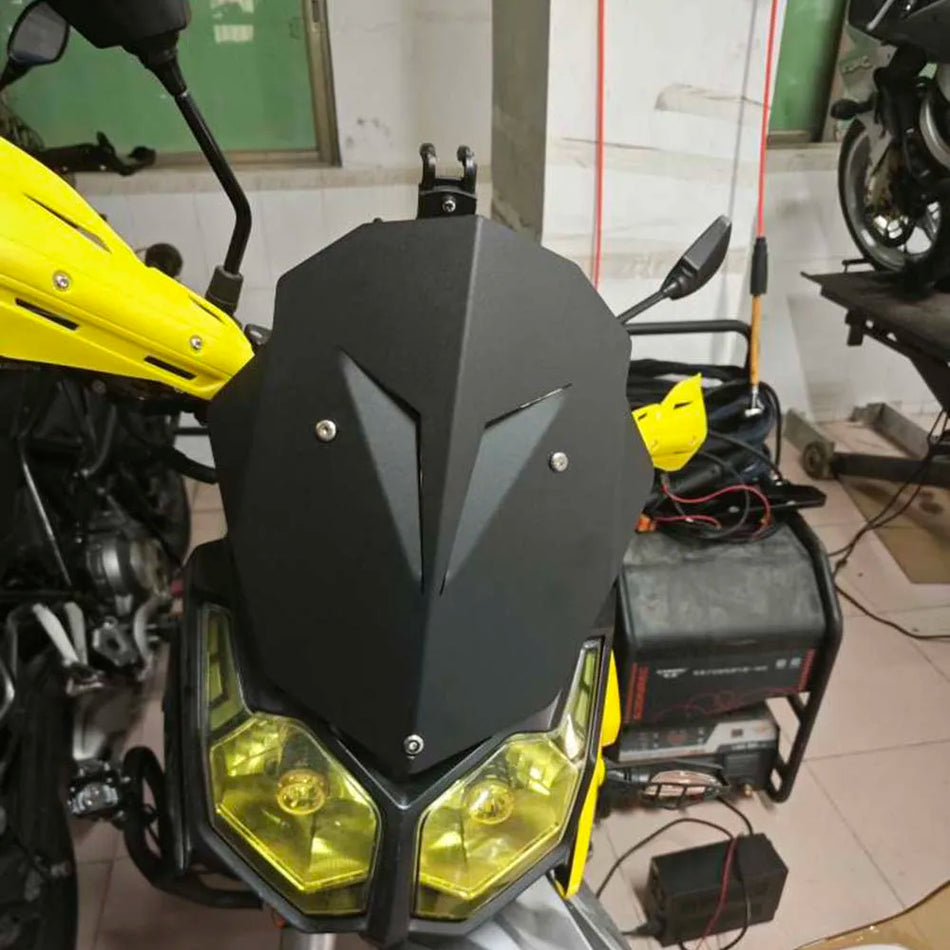 Déflecteur de pare-brise Loncin Voge 300 Rally, couvercle de visière en aluminium