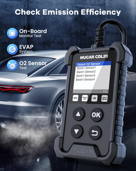 MUCAR CDL20 OBD2 Scanner - Full OBD2 Functions Free Updates